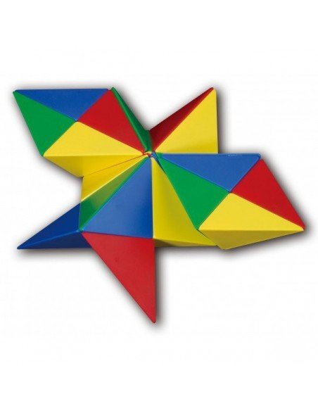 Magnetinis žaidimas-konstruktorius erdviniam mastymui Tri Mags, 24 det., 4-8m.