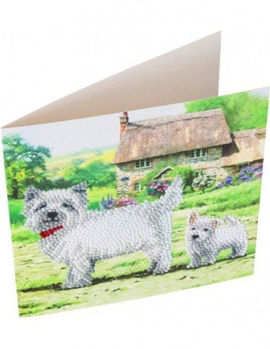 Rinkinys CRYSTAL ART  Šuniukai, 8m.+,...