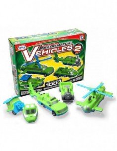 Magnetinis konstruktorius Mix or Match Vehicles 2, 3m.+