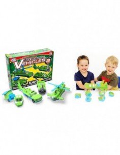 Magnetinis konstruktorius Mix or Match Vehicles 2, 3m.+ 2