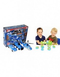 Magnetinis konstruktorius Mix or Match Vehicles Police, 3m.+ 2