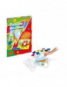 Spalvinimas smėliu Žirafa,... 2