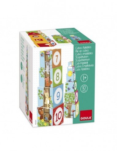 Piramidė su skaičiais 10 det, 85 cm