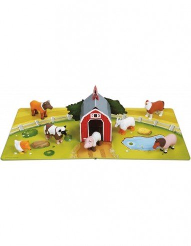 Magnetinis konstruktorius Mini Farm,...