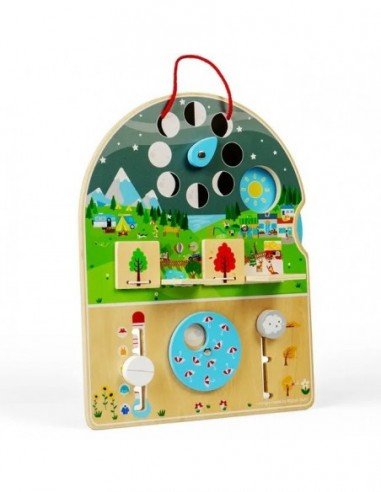 Medinė lenta Kokie orai ?, 36x29cm, 2...