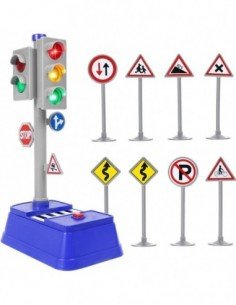 Šviesoforas 25cm su šviesa...