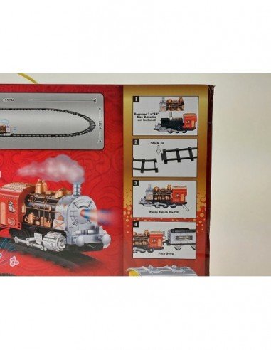 Traukinys su su šviesa, garsu ir...