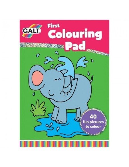Knygutė spalvinimui, 40lap. FIRST COLOURING PAD, Galt