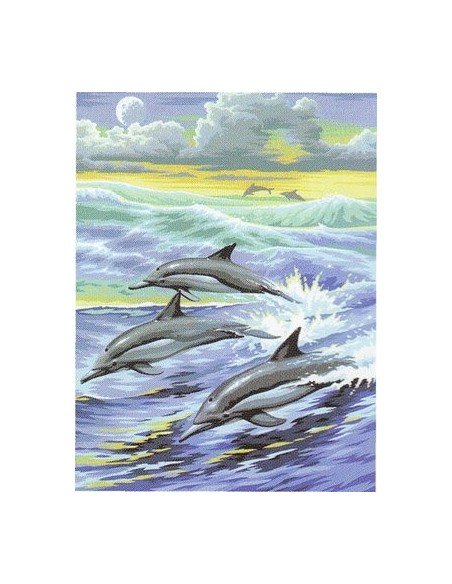 Rinkinys piešimui JUNIOR delfinai DOLPHINS