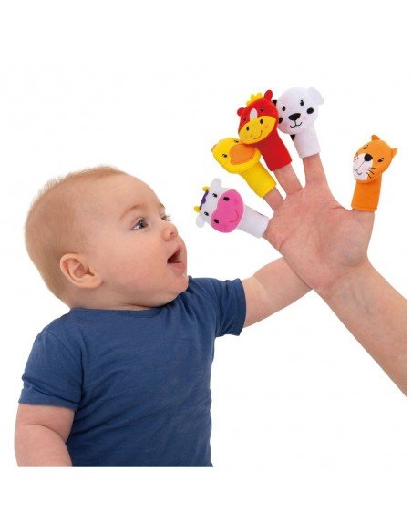 Knygutė minkšta FIRST PUPPET BOOK, 0mėn.+, Galt