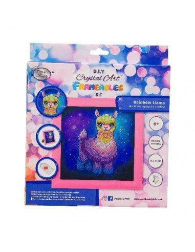 Rinkinys CRYSTAL ART Alpaka, 6m.+ su rėmeliu...