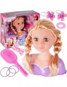 Lėlės galva FASHION STYLIST 24cm