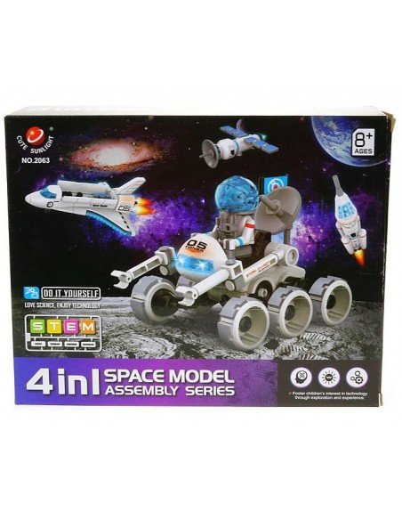 Jaunojo mokslininko rinkinys SPACE MODEL, 4 in 1, 26x21x7.5cm, 8 m.+