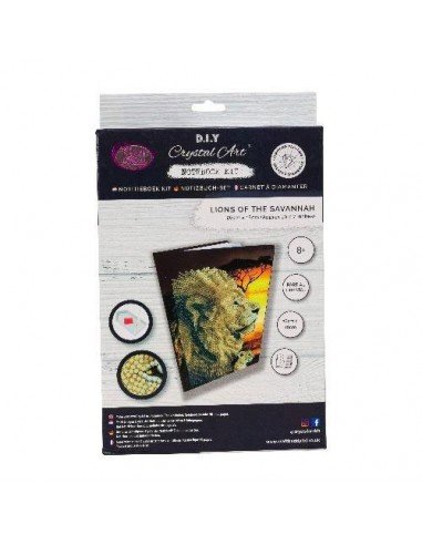 Rinkinys CRYSTAL ART Dienoraštis Lions , 8m.+,...