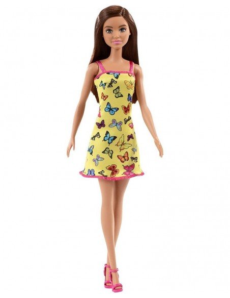 Lėlė Barbie 29cm suknelė su drugeliais