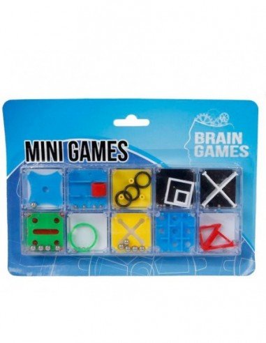 Žaidimų rinkinys 10 in 1 MINI BRAIN GAMES