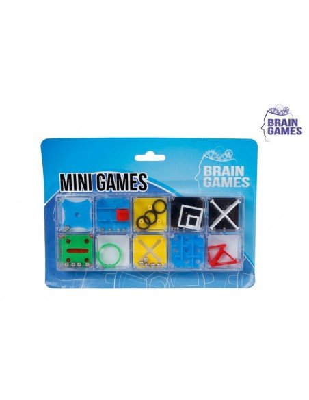 Žaidimų rinkinys 10 in 1 MINI BRAIN GAMES