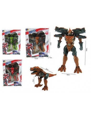 Transformeris Robotas Dinozauras16cm, 3 spalvos