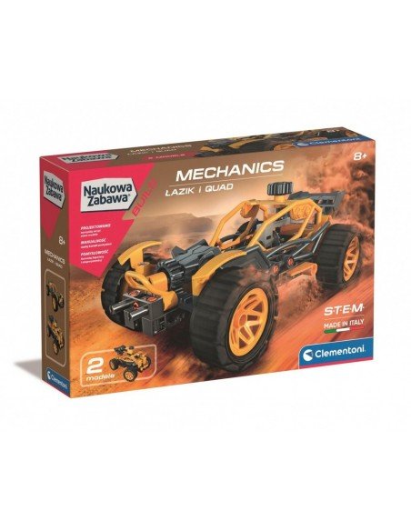 Jaunojo mokslininko rinkinys Mechanikos laboratorija,Quad 2 in 1, 130 det., (LT,PL.), 8m.+, 27x19x5cm