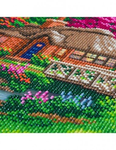 Rinkinys CRYSTAL ART Friendship Cottage, 8m.+...