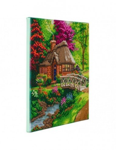 Rinkinys CRYSTAL ART Friendship Cottage, 8m.+...