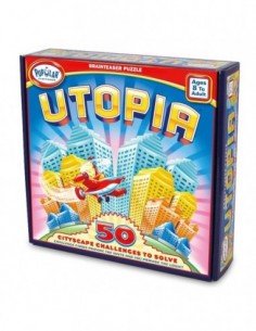 Žaidimas-galvosukis Utopia, 50 užduotėlių nuo paprastų...