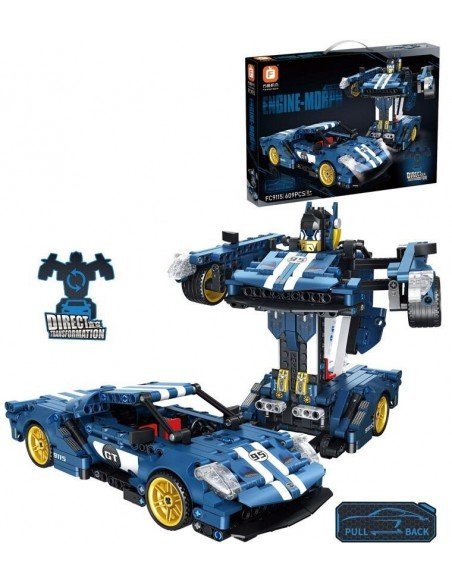 Konstruktorius ENGINE-MORPH 2 in 1, 609 det., 48x33x7cm