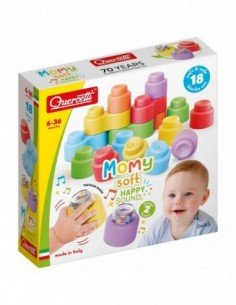 Minkštos kaladėlės su garsais, 18 det., 6 mėn.+