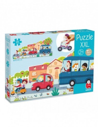 Dėlionė XXL Transportas, 18det.,  2m.+,...