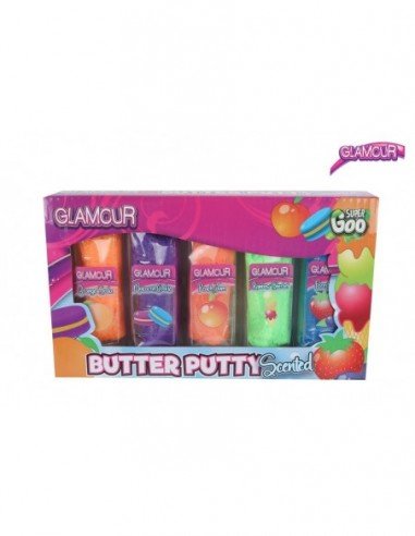 Kvepiančio modelino rinkinys BUTTER PUTTY, 5...