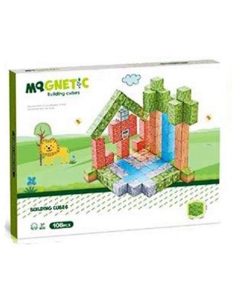Konstruktorius MAGNETIC CUBES 108 det.