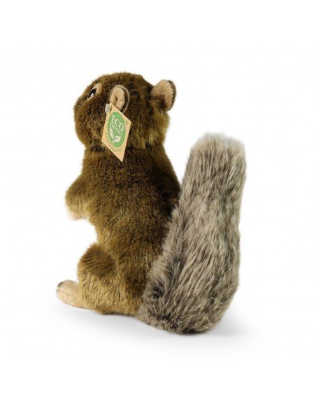 Pliušinė voverė su riešutu 20cm