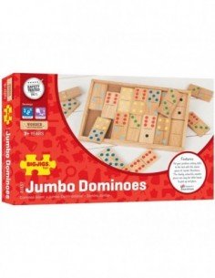 Domino medinis JUMBO, 3m.+,  34x20x3cm 2