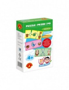 Dėlionė PUZZLE Prieš ir po, 36 det. 4m.+ 2