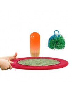 Lauko žaidimas 3 in 1, skraidantis diskas-raketė, 30cm +...