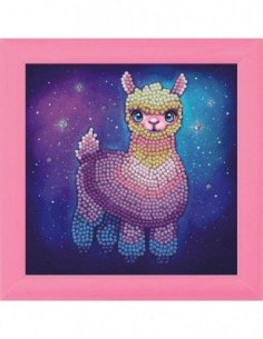 Rinkinys CRYSTAL ART Alpaka, 6m.+ su rėmeliu 20x20cm