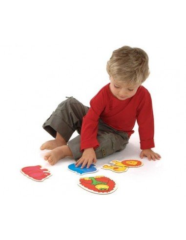 Dėlionė BABY PUZZLES JUNGLE, 2 det., 6 in 1, Galt
