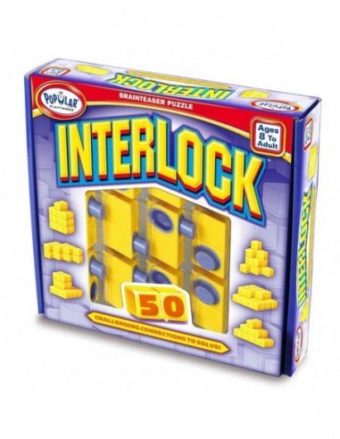 Žaidimas-galvosukis INTERLOCK, 50 užduotėlių...
