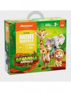Konstruktoris MINI WAFFLE SAWANNA, 100 der, 6m.