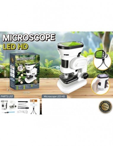 Skaitmeninis mikroskopas LED HD,...