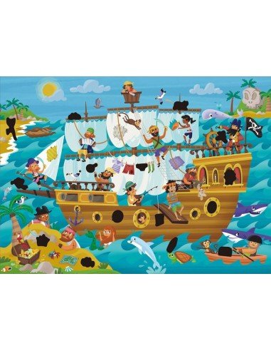 Dėlionė MAGIC PIRATE SHIP , su termo efektu 50...