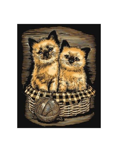 Rinkinys ARTFOIL GOLD kačiukai KITTENS