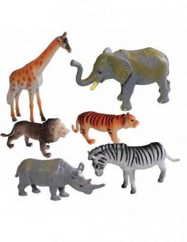 Rinkinys afrikos žvėrys 7-9cm 6vnt.