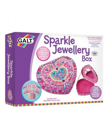 Rinkinys SPARKLE JEWELLERY BOX, Galt
