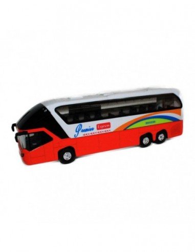 Autobusas metalinis PREMIER su šviesa ir...