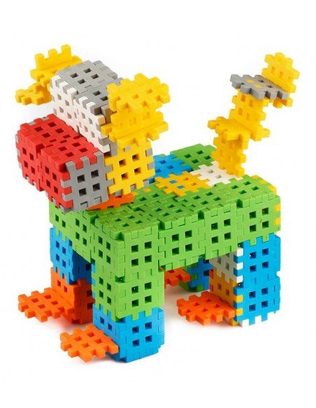 Konstruktorius MINI WAFFLE 300 det. plast. dėž.