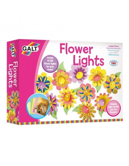 Rinkinys kūrybai FLOWER LIGHTS, 7m.+, GALT