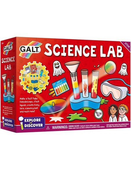 Jaunojo mokslininko rinkinys SCIENCE LAB, 20 eksperimentų, 6m.+, GALT