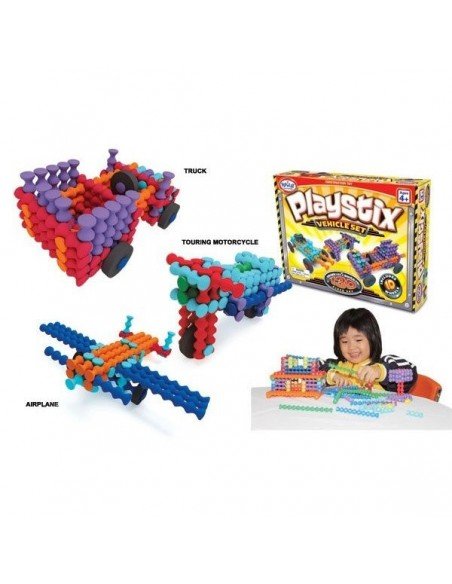 Konstruktorius  Playstix Vehicles 130 det., 4m.+