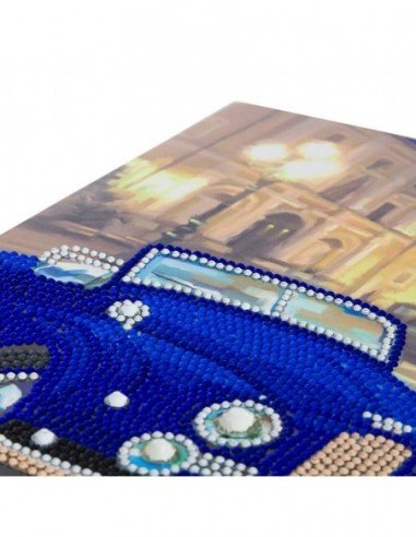 Rinkinys CRYSTAL ART Card Mašina, 8m.+,...
